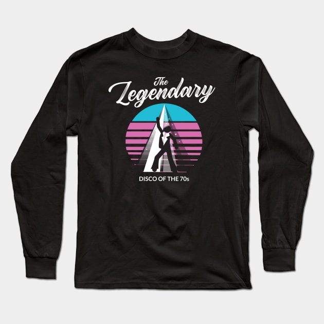 The Legendary Disco Of The 70s Long Sleeve T-Shirt by Calmavibes